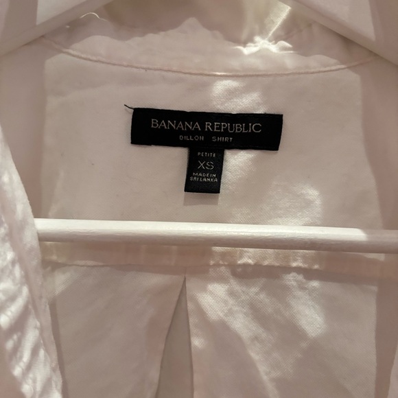 Banana Republic women’s white Button-down shirt - Picture 2 of 5